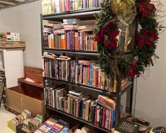 . . . books, books, books -- my favorite are two vintage books by Alcott: Little Women, and Little Men