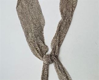 Vintage TIffany & Co. Sterling silver mesh scarf. Authentic.