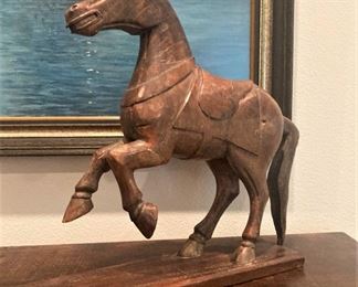Carved Mustang