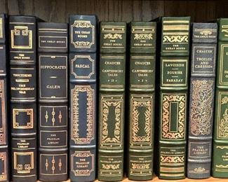 More of the beautiful leather bound books