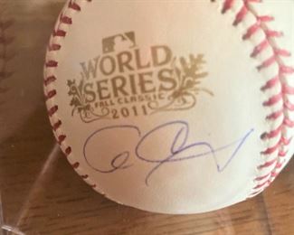 Another autographed baseball