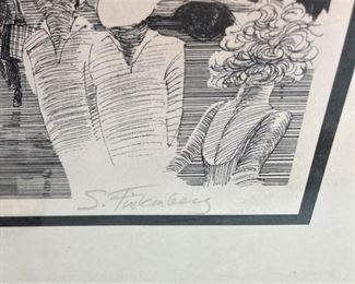 Artist Sandra Finkenberg, a resident of Bovina Center, received her training at the Carnegie Mellon School of Art in Pittsburgh and the Art Students League in New York.