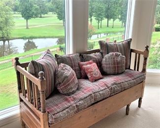 Bench with storage (Check out the view!)