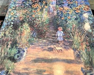 Coffee table book about Monet