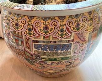 Large Asian planter