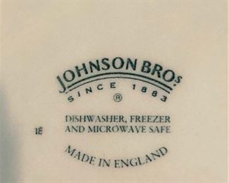 Johnson Brothers dishes - made in England