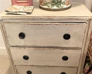 One of two vintage looking chests