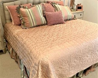 Another lovely headboard and bedding