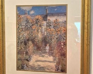 Framed print by Monet