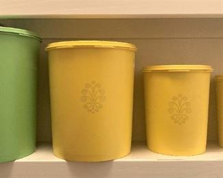 Tupperware canisters