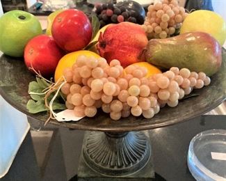 Compote of artificial fruit