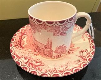 English teacup and saucer