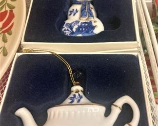 Cardew Blue ornaments by Paul Cardew