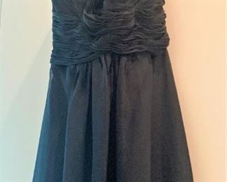 Long black evening wear 