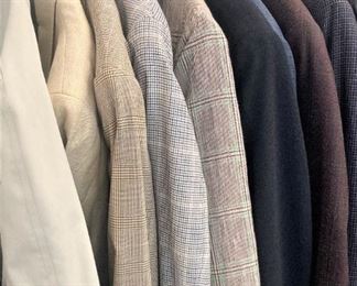 Suits and sport coats