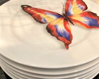 Butterfly plates - made exclusively for Neiman Marcus