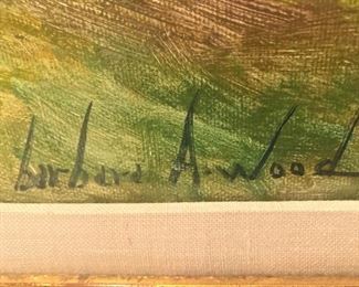 Artist Barbara A. Wood