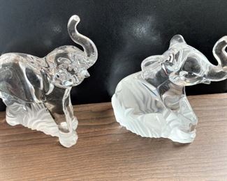 Glass elephants