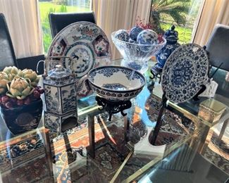 Blue & white selections