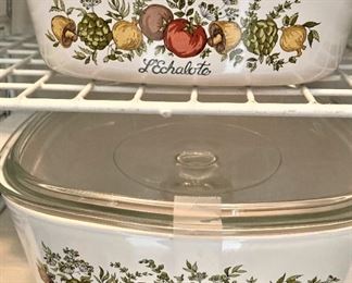 Corning Ware "Spice of Life"  ( L’echalote La Marjolaine)