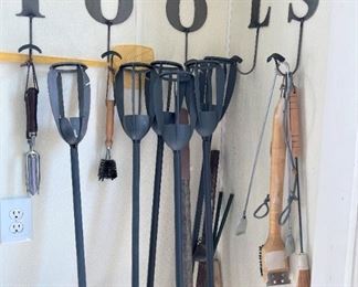 Torches; grilling utensils