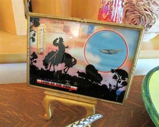 Vintage advertising thermometer