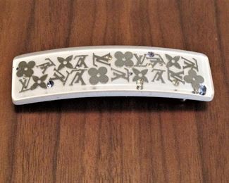 Louis Vuitton monogram inclusion barrette