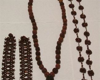 Koa & Baraksha seed necklaces