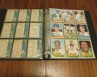 Vintage sport card album (sold as set)