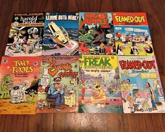 Scores of 70s & 80s underground comics