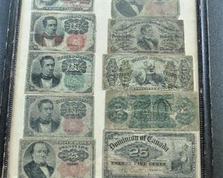 5, 10 & 25 cent U.S. paper money collection