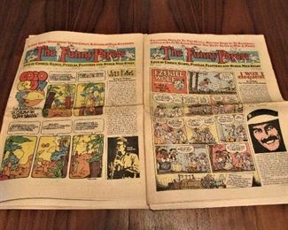 Rare "The Funny Pages" newsprint comics
