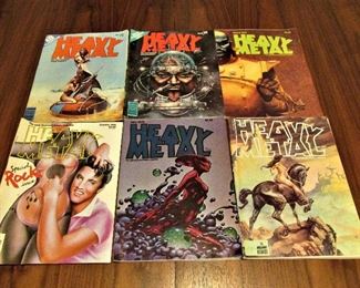 Vintage 1st run Heavy Metal magazines