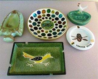 Vintage collectible trays