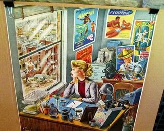 Vintage Constantin Alajalov print