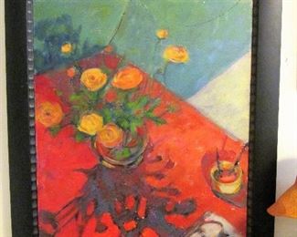 Beautiful still life painting by unknown artist