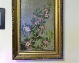 Original cherry blossom painting by unknown artist