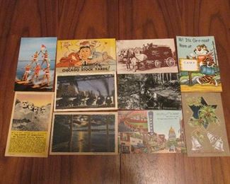 Hundreds of vintage postcards