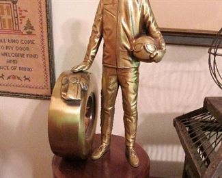 Rare NHRA "Wally" motorcycle racing trophy