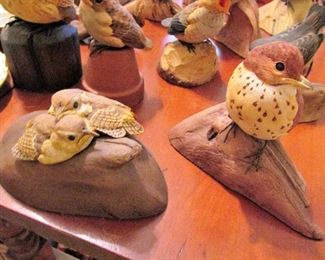 Danbury Mint bird figurines