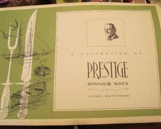 Lionel Barrymore place mats