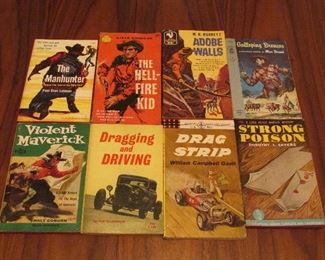 Pulp fiction paperbacks