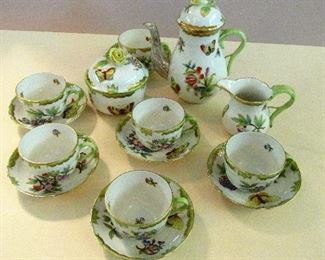 Herend Hungary 15pc tea set