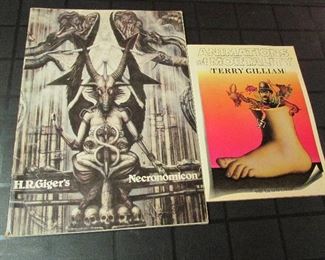 H.R. Giger's Necronomicon & Terry Gilliam books