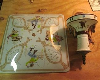 Cool 50s western ceiling light fixture
