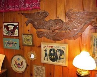 Vintage Paul White carved Chesapeake Eagle
