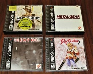 Vagrant Story, Silent Hill, MG1, Saga Frontier 2 PS1