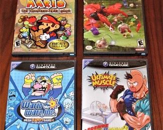 Gamecube Paper Mario, Pikmin 2, Ultimate Muscle & Wario Ware