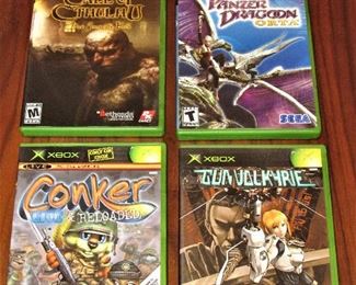 Xbox Call of Cthulu, Conker, Gun Valkyrie & Panzer Dragoon