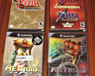Gamecube Zelda Master quest, Windwaker, Metroid Prime 1&2